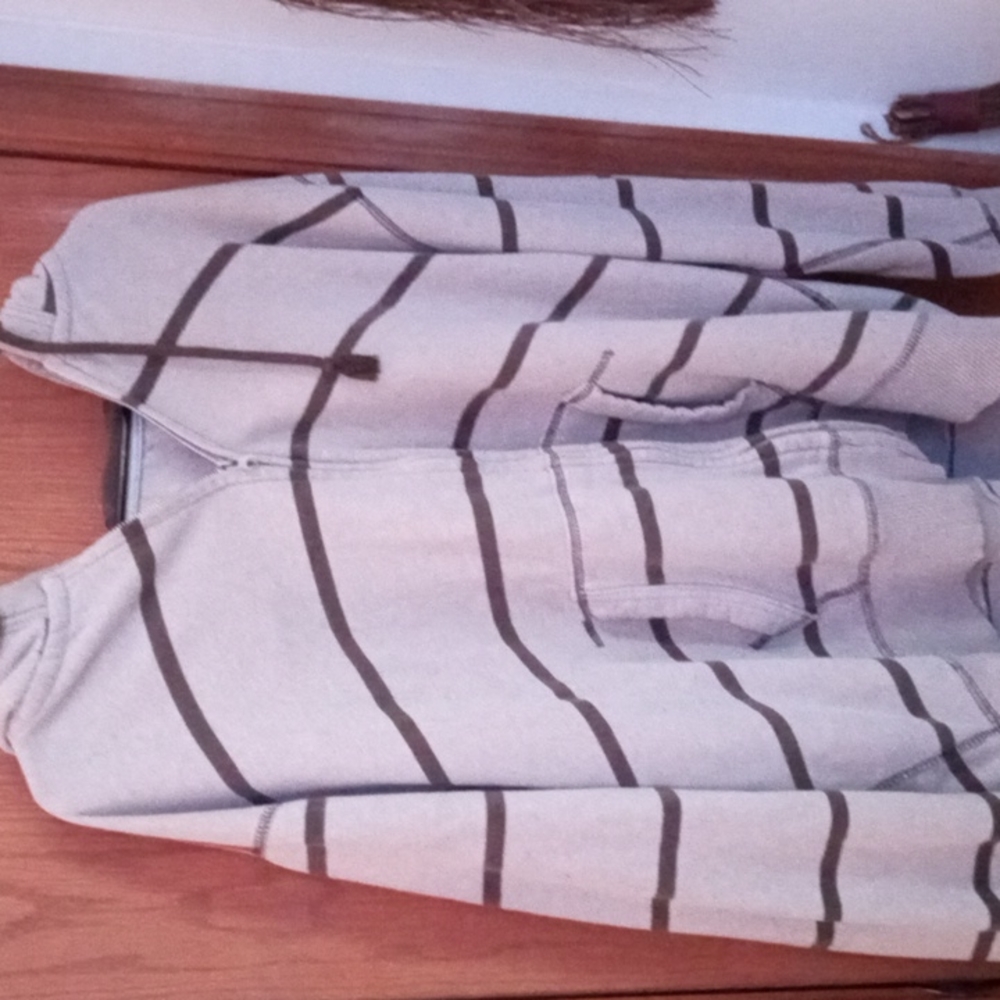 Brown striped jacket